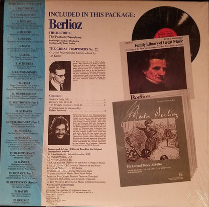 Hector Berlioz, Bamberger Symphoniker Conducted By Jonel Perlea : Album 22 Berlioz - Family Library Of Great Music - The Fantastic Symphony Opus 14  (LP, Album)