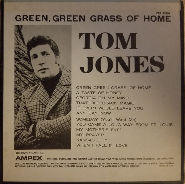 Tom Jones : Green, Green Grass Of Home (Reel, 4tr Stereo, 7" Reel)