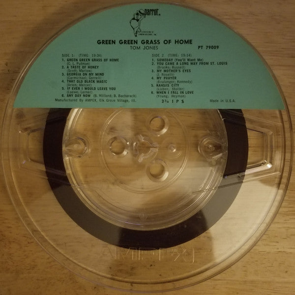 Tom Jones : Green, Green Grass Of Home (Reel, 4tr Stereo, 7" Reel)