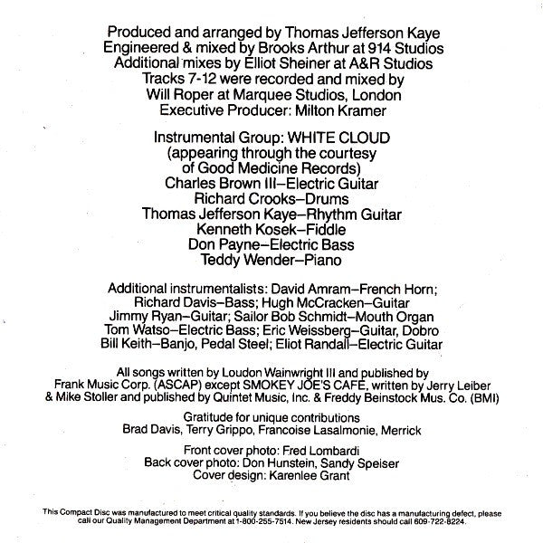 Loudon Wainwright III : Album III (CD, RE)