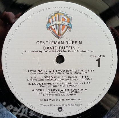 David Ruffin : Gentleman Ruffin (LP, Album)