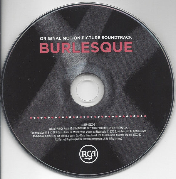 Christina Aguilera & Cher : Burlesque (Original Motion Picture Soundtrack) (CD, Album)