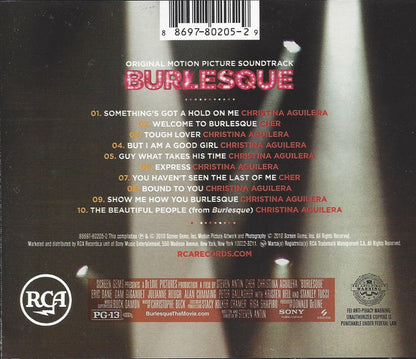 Christina Aguilera & Cher : Burlesque (Original Motion Picture Soundtrack) (CD, Album)
