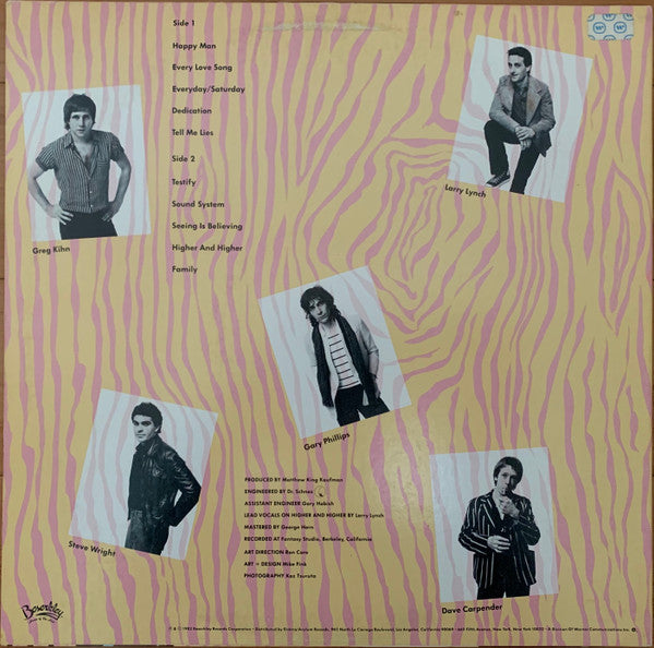 Greg Kihn Band : Kihntinued (LP, Album, All)