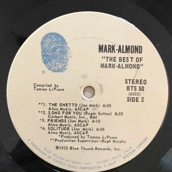 Mark-Almond : The Best Of Mark-Almond (LP, Comp, Pit)