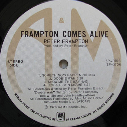 Peter Frampton : Frampton Comes Alive (2xLP, Album, Gat)