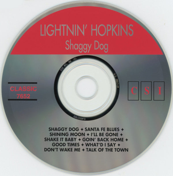 Lightnin' Hopkins : Shaggy Dog (CD, Comp)