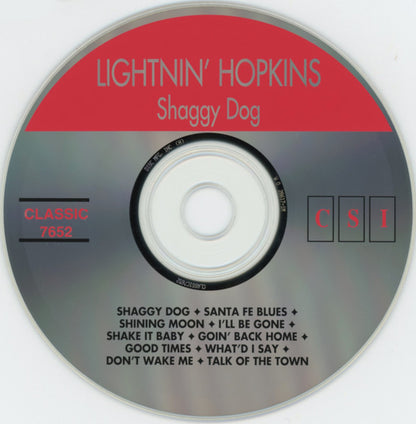 Lightnin' Hopkins : Shaggy Dog (CD, Comp)