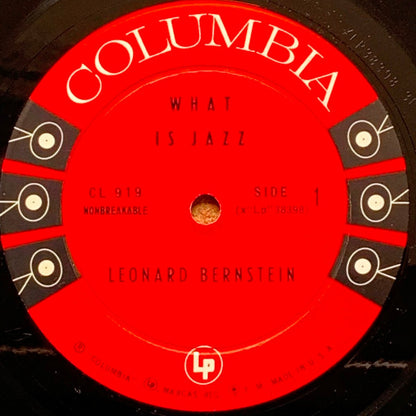 Leonard Bernstein : What Is Jazz? (LP, Album, Mono, Bri)