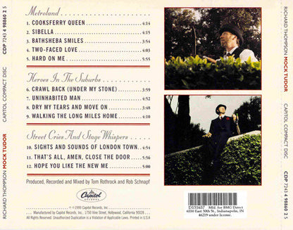 Richard Thompson : Mock Tudor (CD, Album, Club, BMG)