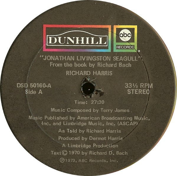 Richard Bach, Richard Harris, Terry James : Jonathan Livingston Seagull (LP, Album)