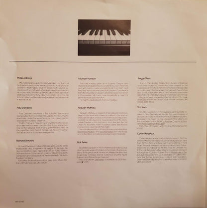 Various : Windham Hill Records Piano Sampler (LP)