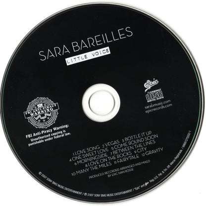 Sara Bareilles : Little Voice (CD, Album + CD, Enh, Ope + S/Edition)