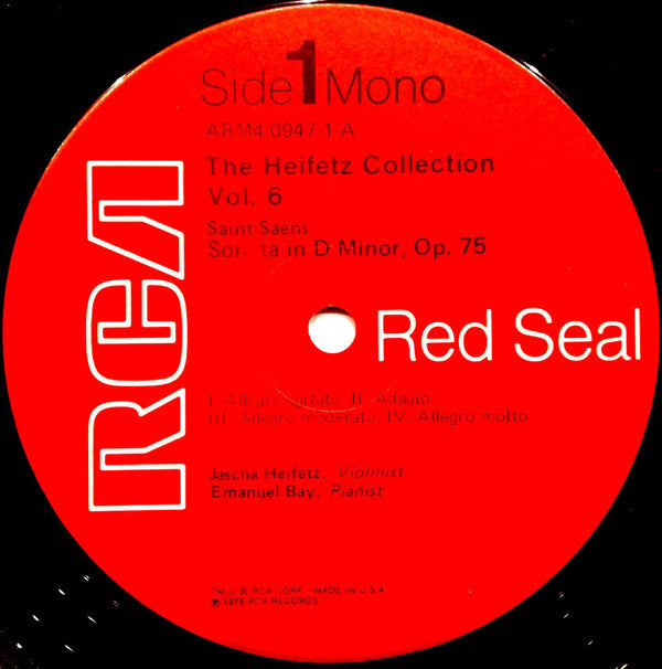 Buy Jascha Heifetz : The Heifetz Collection • Volume 6 / 1950-1955