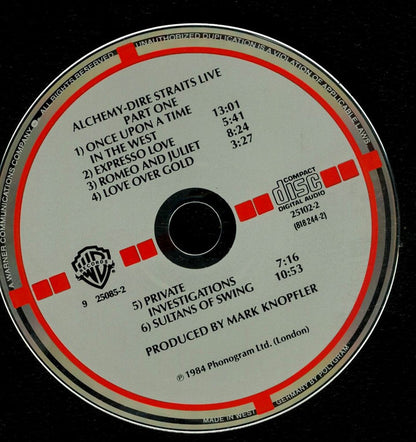 Dire Straits : Alchemy - Dire Straits Live Part One (CD, Album, RE, Tar)
