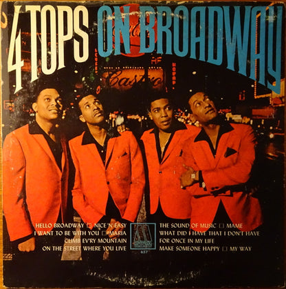 Four Tops : On Broadway (LP, Album, Mono)