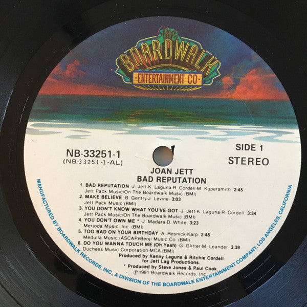 Joan Jett : Bad Reputation (LP, Album, Mon)