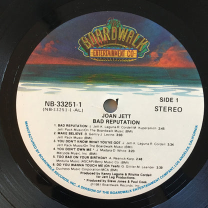 Joan Jett : Bad Reputation (LP, Album, Mon)