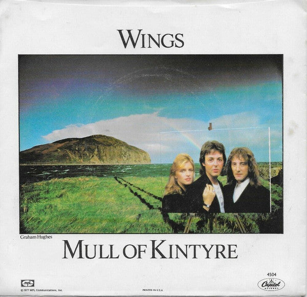 Wings (2) : Mull Of Kintyre / Girls School (7", Single, Win)