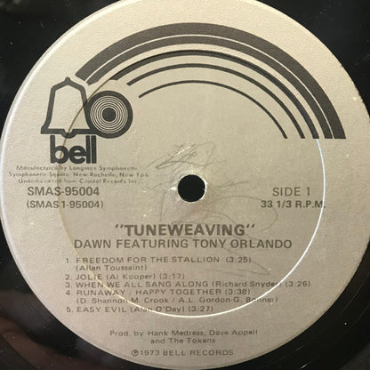 Dawn (5) Featuring Tony Orlando : Tuneweaving (LP, Album, Club, Cap)