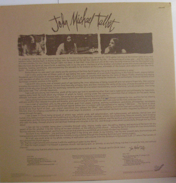 John Michael Talbot : John Michael Talbot (LP, Album)
