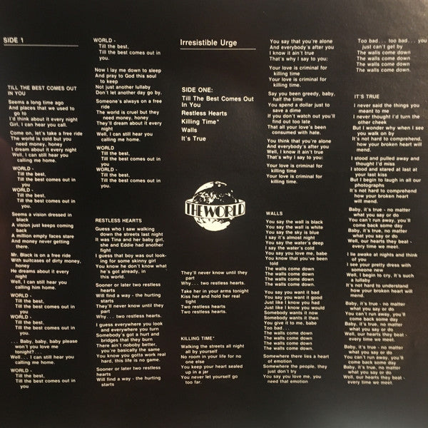 The World (21) : Irresistible Urge... (LP)