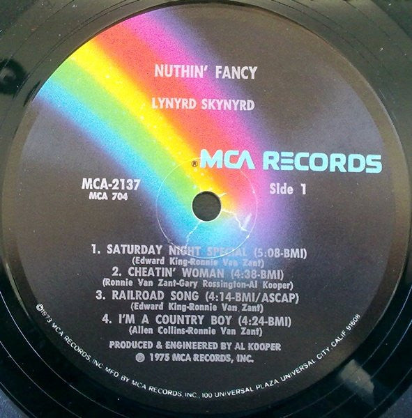 Buy Lynyrd Skynyrd Nuthin' Fancy (LP, Album, Glo) Online for a great