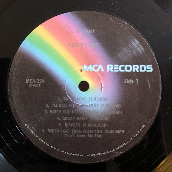 Patsy Cline : A Portrait Of Patsy Cline (LP, Comp, RE)