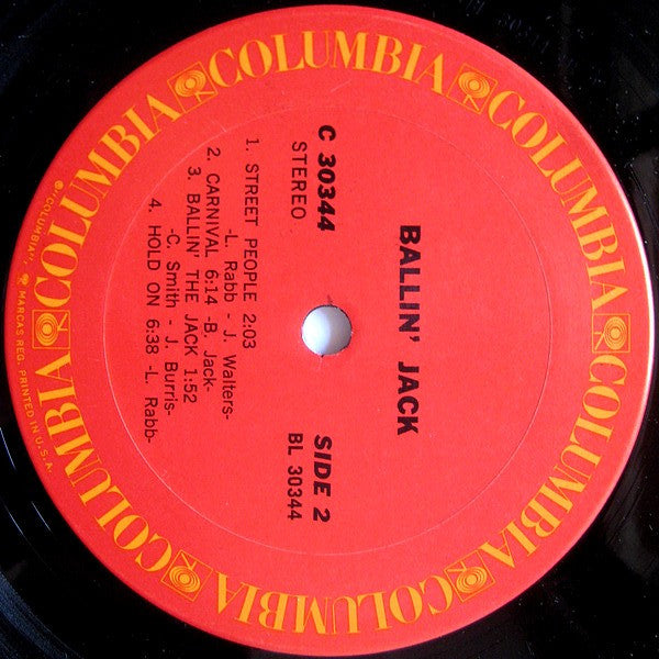 Ballin' Jack : Ballin' Jack (LP, Album, Ter)