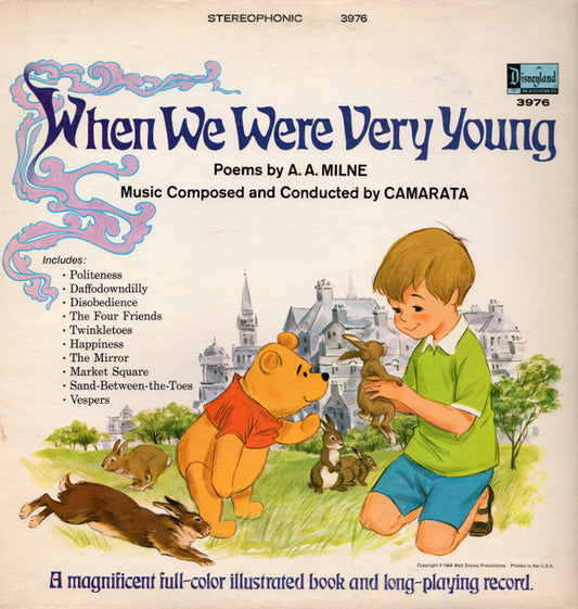 Alan Alexander Milne Music Composed And Conducted By Tutti Camarata : When We Were Very Young (LP, Album)