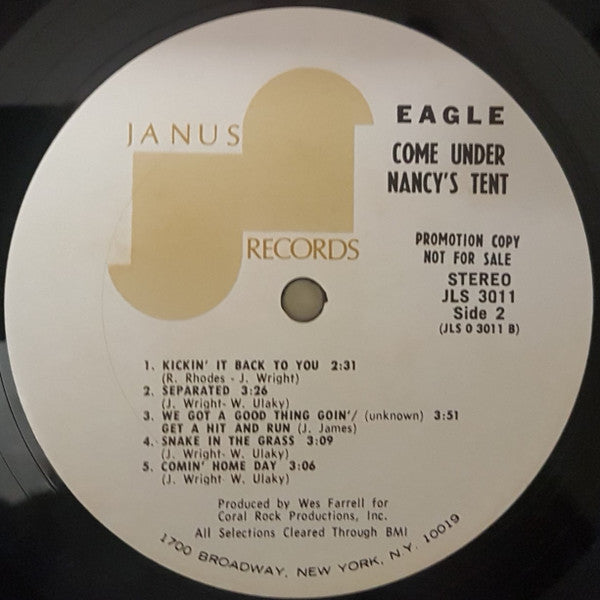 Eagle (8) : Come Under Nancy's Tent (LP, Album, Promo)