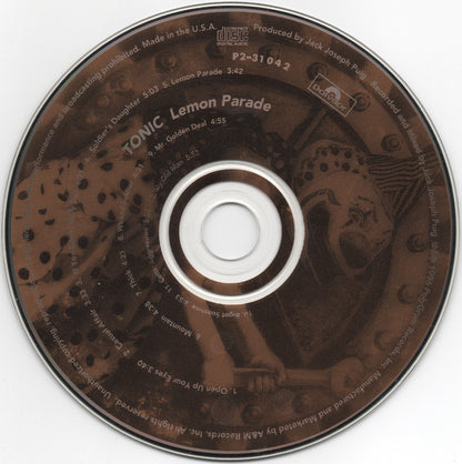 Tonic (2) : Lemon Parade (CD, Album, Club)