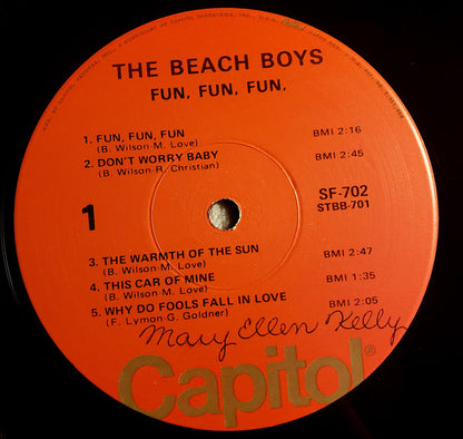 The Beach Boys : Fun, Fun, Fun (LP, Album, RE, Win)