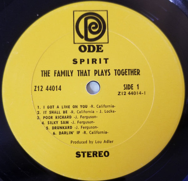 Spirit (8) : The Family That Plays Together (LP, Album)