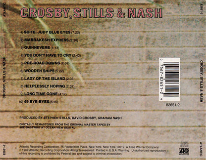 Crosby, Stills & Nash : Crosby, Stills & Nash (CD, Album, RE, RM)