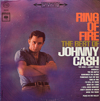 Johnny Cash : Ring Of Fire - The Best Of Johnny Cash (LP, Comp, RE)