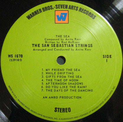 Anita Kerr, Rod McKuen / The San Sebastian Strings : The Sea (LP, Album, RP)