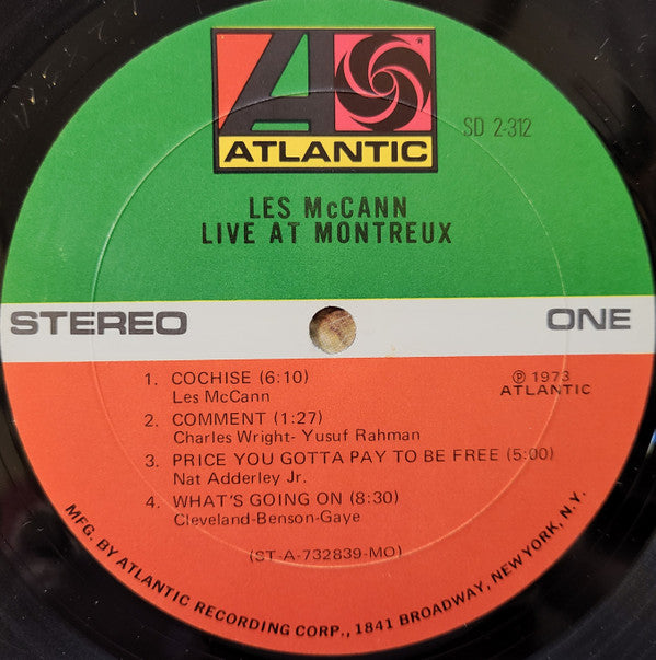 Les McCann : Live At Montreux (2xLP, MO )