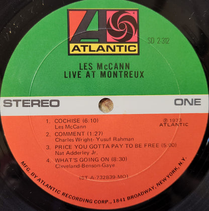 Les McCann : Live At Montreux (2xLP, MO )