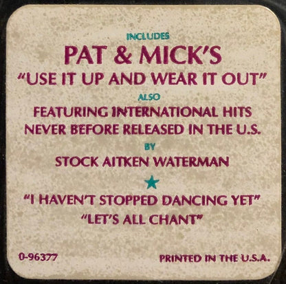 Pat & Mick : Use It Up And Wear It Out (12", Single)