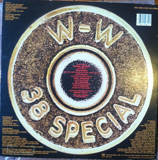 38 Special (2) : Rockin' Into The Night (LP, Album, San)