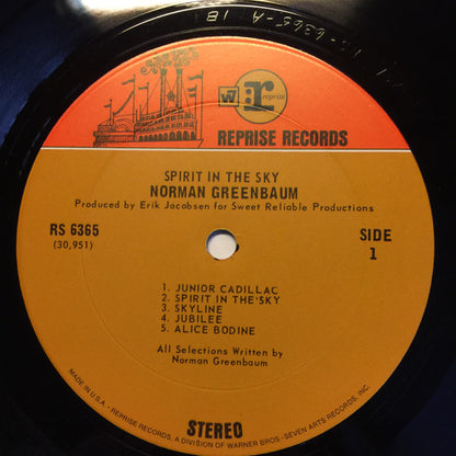 Norman Greenbaum : Spirit In The Sky (LP, Album, Pit)