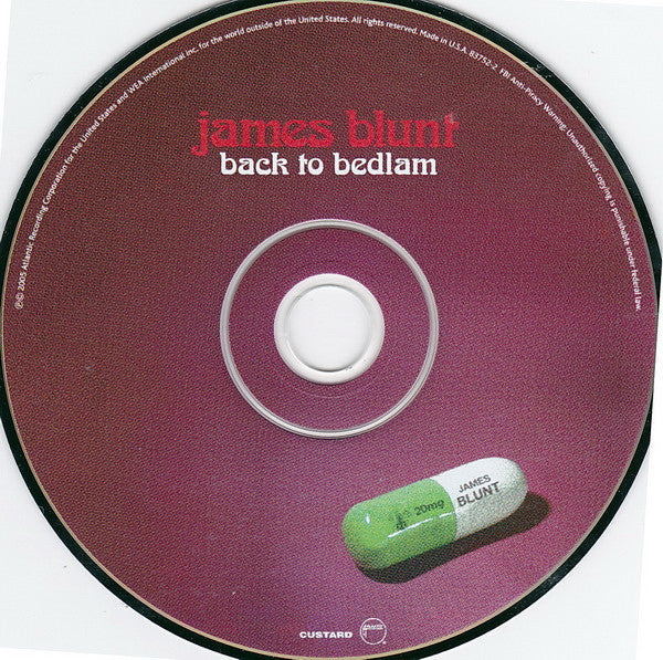 James Blunt : Back To Bedlam (CD, Album)