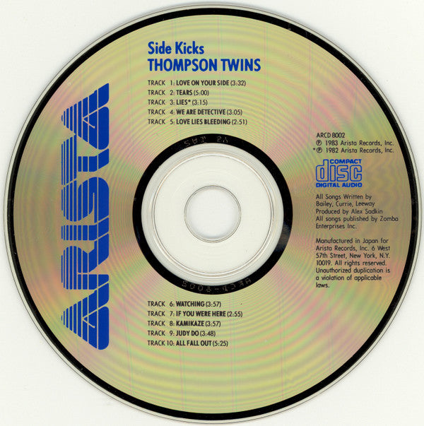 Thompson Twins : Side Kicks (CD, Album)