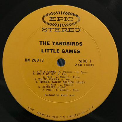 The Yardbirds : Little Games (LP, Album, Pit)