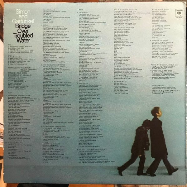 Simon & Garfunkel : Bridge Over Troubled Water (LP, Album, RE, Pit)
