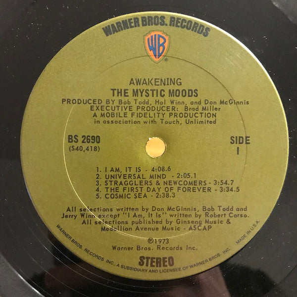 The Mystic Moods Orchestra : Awakening (LP, Album, Pit)