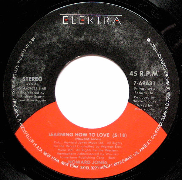 Howard Jones : Life In One Day (7", Single, ARC)