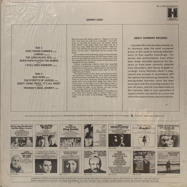 Johnny Cash : This Is Johnny Cash (LP, Comp, Ter)