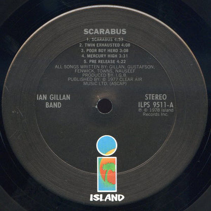 Ian Gillan Band : Scarabus (LP, Album, Pit)